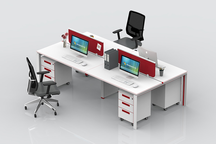 <b>开放式办公桌_YZ-3107_办公桌椅厂</b>