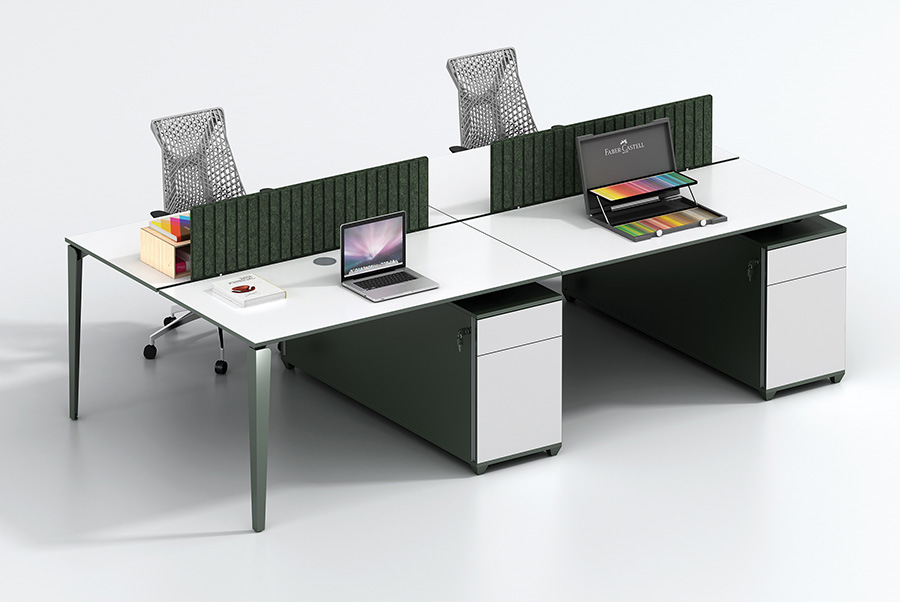 <b>开放式办公桌_YZ-3106_简约办公桌</b>