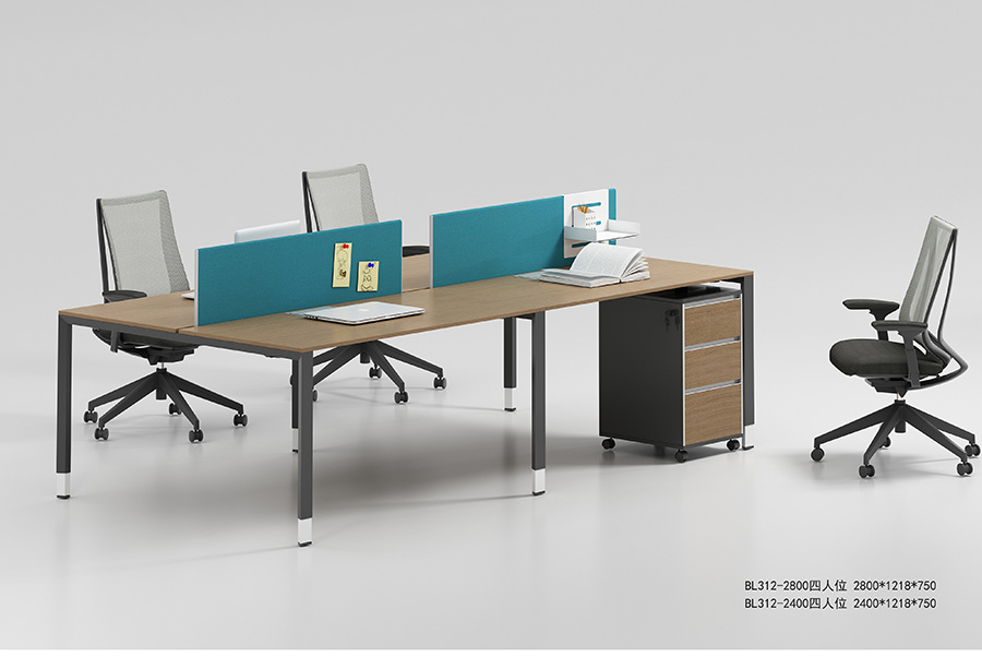 开放式办公桌_YZ-3108_简约办公桌