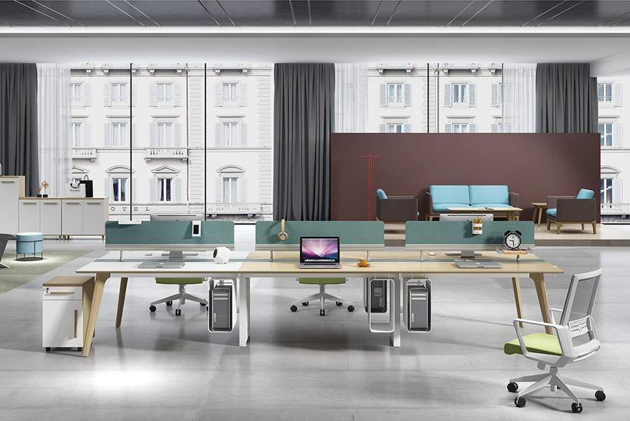 开放式办公桌_YZ-6118上海办公桌