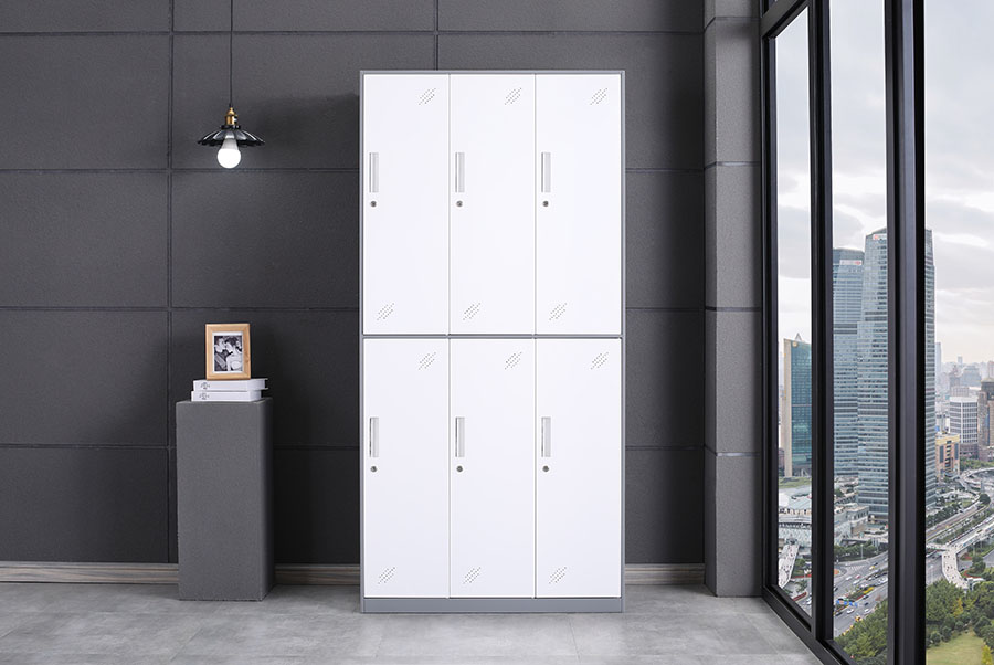 六门更衣柜_YZ-6204_钢制衣柜定制