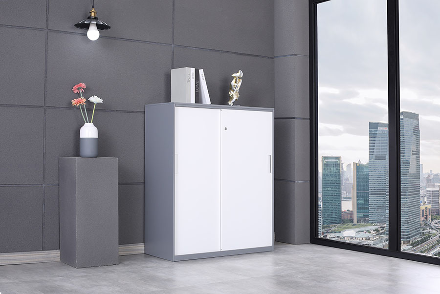 钢制矮柜_YZ-6106_钢制文件柜定制