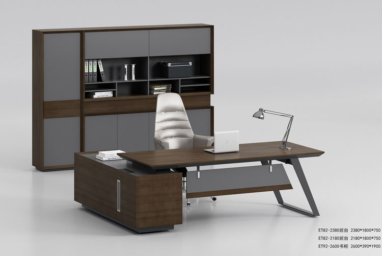 老板桌_YZ-1112_现代老板桌定制