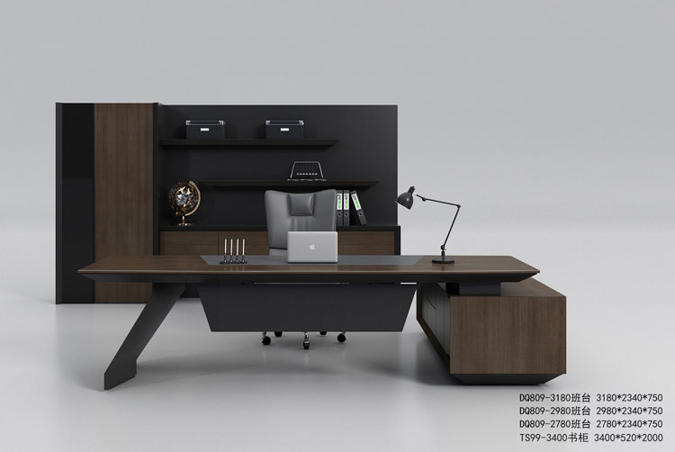 大班台老板桌_YZ-1110_老板桌定制