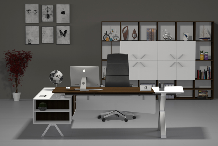 经理办公桌，YZ-2112，艺卓办公桌椅定制