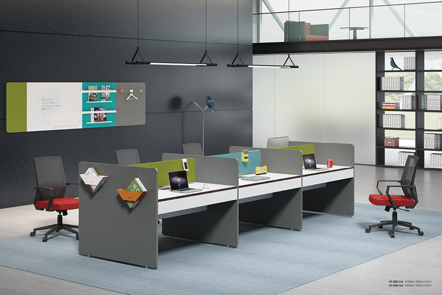 开放式办公桌，上海办公桌椅厂家，上海办公家具定制