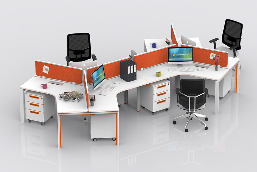 屏风办公桌，上海办公桌椅厂家，上海办公家具定制