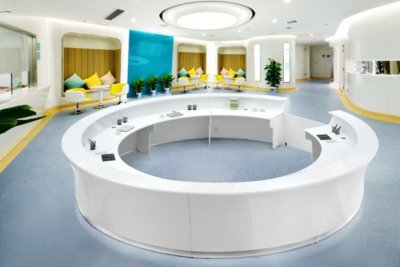 前台桌_YZ-5114_艺卓前台办公桌