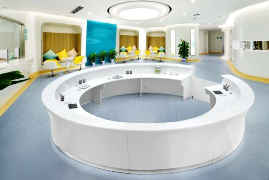 前台桌定制，上海办公家具定制