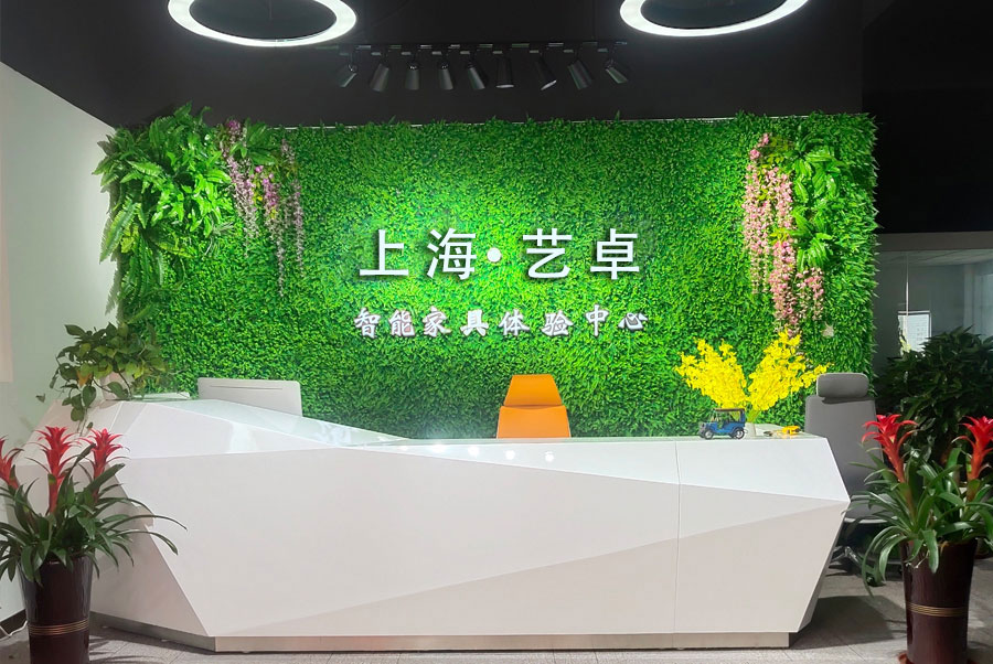 上海艺卓办公家具展厅，开放式办公桌，上海办公桌椅厂家