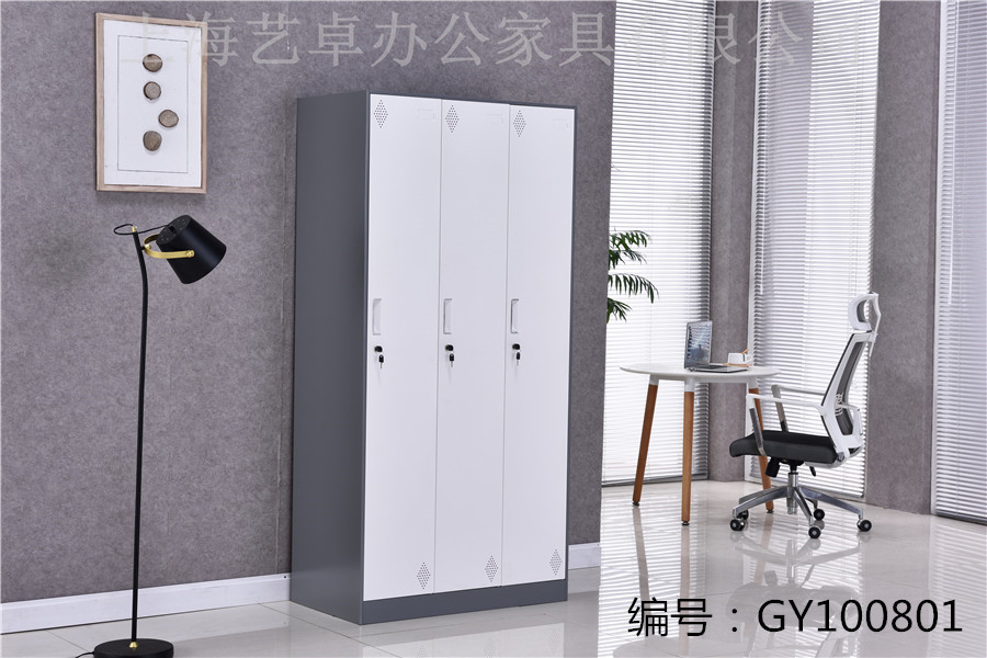 三门更衣柜GY100601可定制钢制员工储物