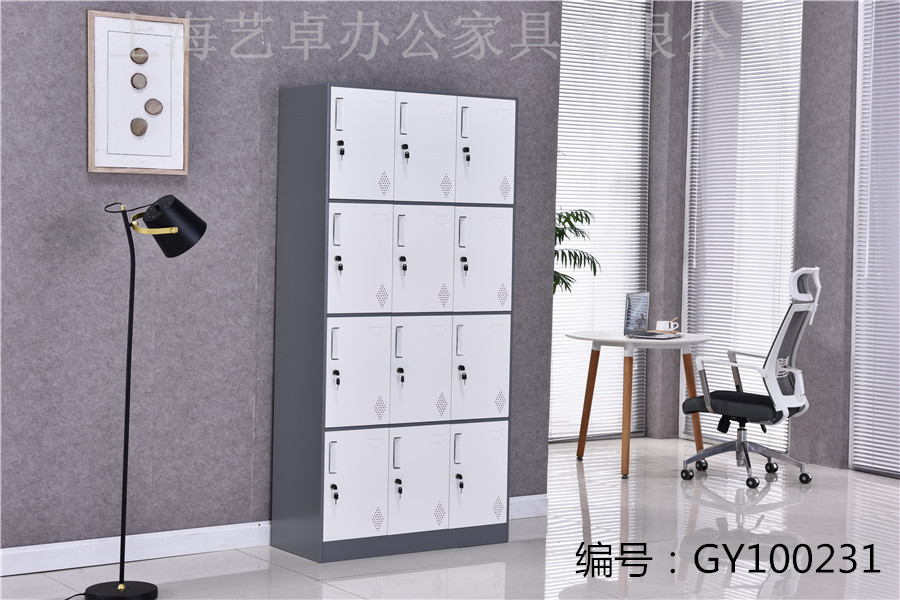 十二门更衣柜GY100231可定制钢制员工储物